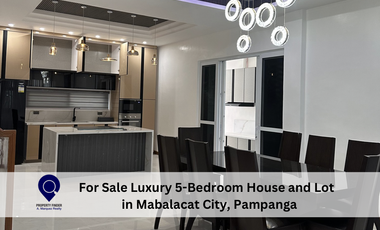 For Sale Luxury 5-Bedroom House and Lot in Mabalacat City, Pampanga