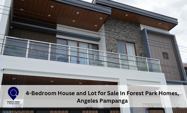 4-Bedroom House and Lot for Sale In Forest Park Homes, Angeles Pampanga
