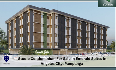 Studio Condominium For Sale In Emerald Suites Angeles City, Pampanga