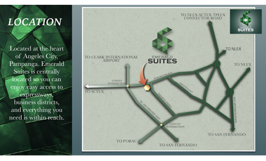 For Sale Studio Condominium In Emerald Suites Angeles City, Pampanga