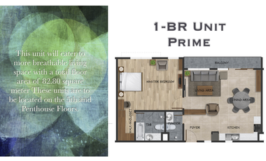 2–BR Condominium For Sale In Emerald Suites in Angeles City, Pampanga