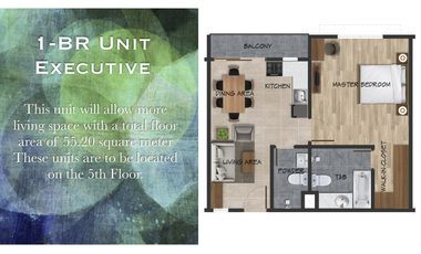 2–BR Condominium For Sale In Emerald Suites Angeles near Clark