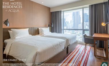 2BR Condominium For Sale In The Hotel Residences at Acqua