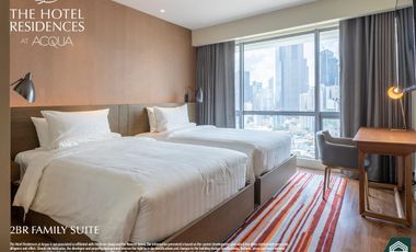 For Sale Condominium 2BR in The Hotel Residences at Acqua