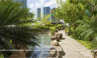 4-Storey Town Villa For Sale in Acqua Mandaluyong City