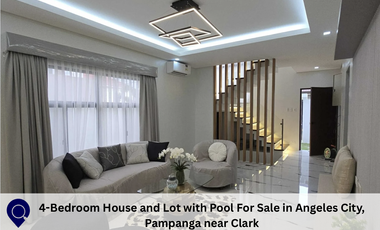 4-Bedroom House and Lot with Pool For Sale in Angeles City, Pampanga near Clark