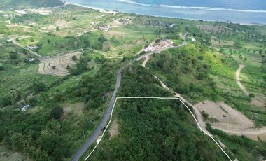 Tanah murah dekat pantai Torok Lombok. Cocok untuk villa