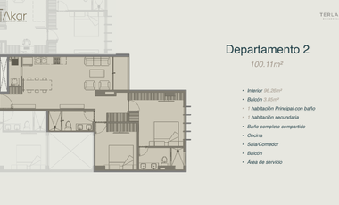PREVENTA DE DEPARTAMENTOS EN LA BUENA VISTA [AKAR