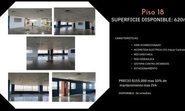 Oficinas con ubicación exclusiva en Guadalajara, Torre Chapultepec