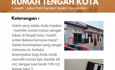 Rumah dijual di Ilir Barat I, Palembang