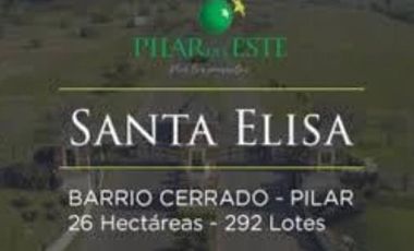 RBS. EN OPORTUNIDAD HERMOSO LOTE INTERNO EN BARRIO SANTA ELISA, PILAR DEL ESTE