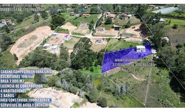 FINCA EN OBRA GRIS EN MARINILLA CON ESCRITURAS 100%