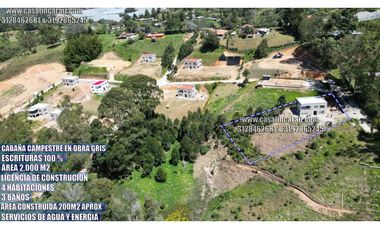 FINCA EN OBRA GRIS EN MARINILLA CON ESCRITURAS 100%