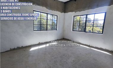 FINCA EN OBRA GRIS EN MARINILLA CON ESCRITURAS 100%