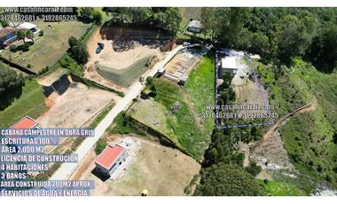 FINCA EN OBRA GRIS EN MARINILLA CON ESCRITURAS 100%