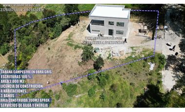 FINCA EN OBRA GRIS EN MARINILLA CON ESCRITURAS 100%