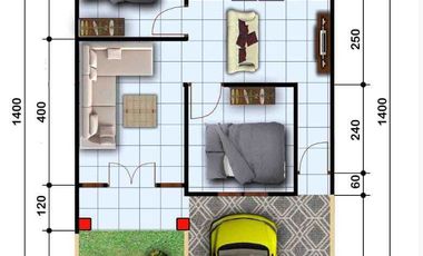 RUMAH MURAH DI WAYHALIM RATU CLUSTER belakang RS URIP SUMOHARJo