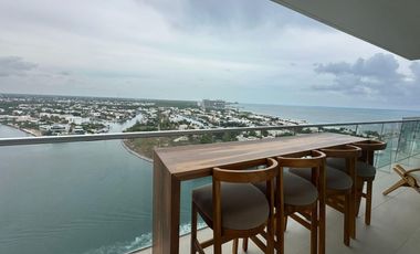 SLS Puerto Cancún – Departamento de lujo en renta totalmente amueblado | Piso 17