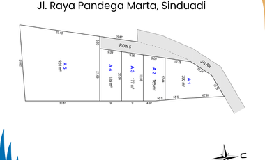 Tanah Pogung 300m2: Kampus UGM, Jogja