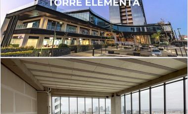 RENTA DE OFICINA EN TORRE ELEMENTA EN LOMAS DE ANGELOPOLIS IDEAL PARA CORPORATIVOS,  FRANQUICIAS,ASEGURADORAS,