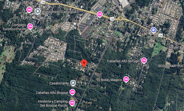 TERRENO A LA VENTA A 10 MIN DEL CENTRO DE PUCON