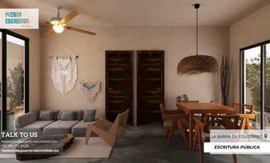 Casas de 1 y 2 Dormitorios con Vistas al Mar