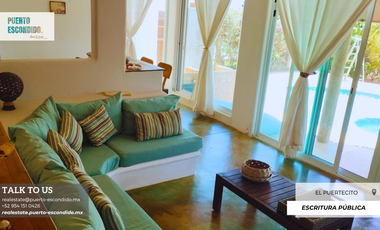 Villa Frente al Mar en El Puertecito
