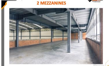 ARRIENDO BODEGA 4.420 M2 (AREA LIBRE 3.888 M2)  FONTIBÓN