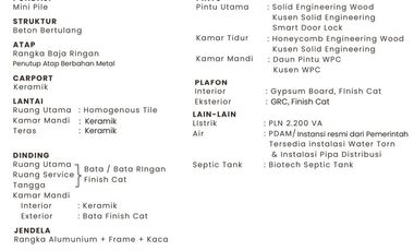 Brand New Rumah Lebar 8 Cluster Clover Modern Mansion Garden Rorotan