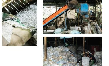 Dijual usaha dan pabrik daur ulang plastik pet di Leuwi gajah