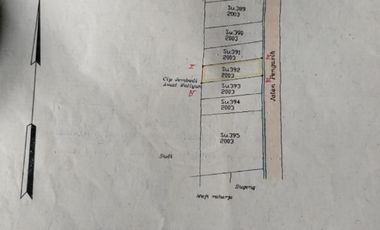 Tanah Dijual Tepi jl Mandung dekat kampus UNY wates