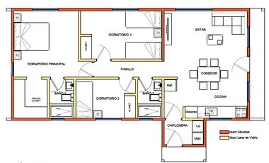 ARRIENDO CASA RÍO BUENO, NUEVA 3D2B CERCA DEL HOSPITAL