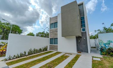 CASA EN VENTA EN PLAYA DEL CARMEN 2 HABITACIONES CON GYM, CASA CLUB ALBERCA, AREA GRILL EN PROMOCIÓN