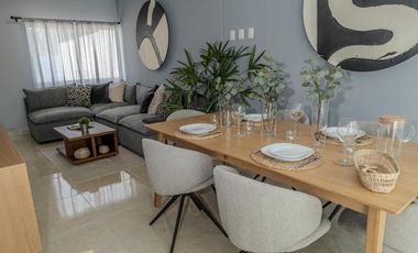 CASA EN VENTA EN PLAYA DEL CARMEN 2 HABITACIONES CON GYM, CASA CLUB ALBERCA, AREA GRILL EN PROMOCIÓN