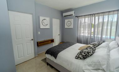 CASA EN VENTA EN PLAYA DEL CARMEN 2 HABITACIONES CON GYM, CASA CLUB ALBERCA, AREA GRILL EN PROMOCIÓN