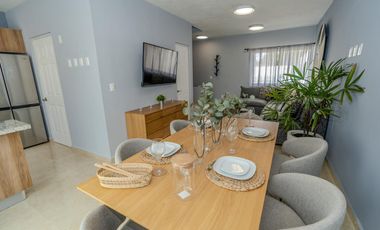 CASA EN VENTA EN PLAYA DEL CARMEN 2 HABITACIONES CON GYM, CASA CLUB ALBERCA, AREA GRILL EN PROMOCIÓN