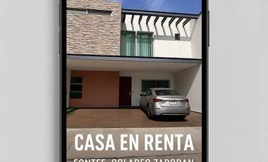 Casa en Renta en Solares, Coto Fonteé – Zapopan (Con Alberca)