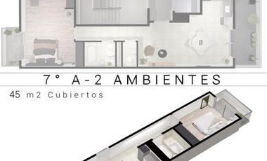 Departamento monoambiente en alquiler en Villa Urquiza