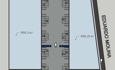 Bodega en Renta  en TALISMAN, 9,400 m2