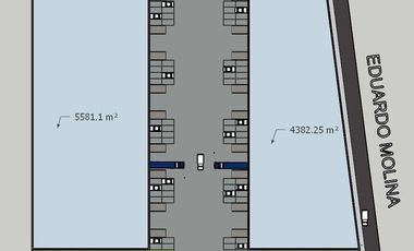 Bodega en Renta  en  TALISMAN, 5,580 m2