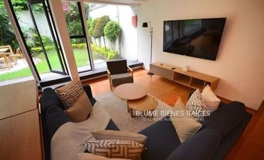 Renta Garden House amueblado, a unos pasos de Masaryk