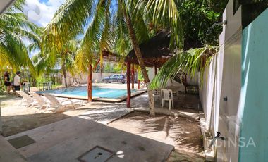 COMPLEJO EN VENTA UBICADO EN LA COSTA YUCATECA EN SAN CRISANTO, A UNOS PASOS DE LA PLAYA