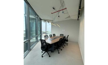 ALQUILO OFICINA AMOBLADA FINANCIAL PARK 258M2 + TERRAZA CDE JP