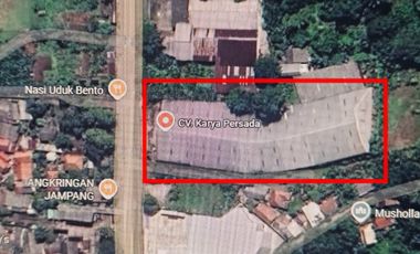 Dijual Cepat! Tanah Usaha Parung Bonus Gudang – Lokasi Komersial Super Strategis!