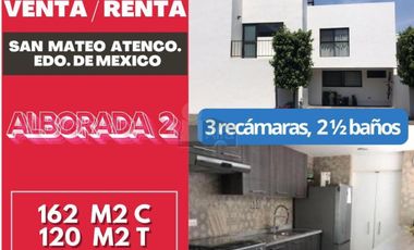 Casa en condominio en venta en La Magdalena, San Mateo Atenco, México
