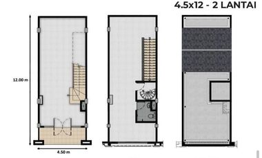 Disewa Murah Rumah Milenial Pik 2 Uk 4.5x12 Furnish
