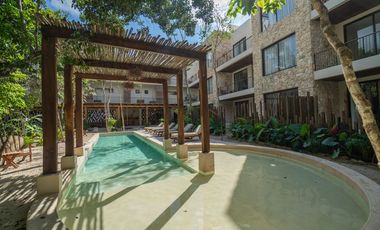 DEPARTAMENTO 1 RECÁMARA EN VENTA , LA VELETA TULUM, EXCELENTE UBICACIÓN Y OPORTUNIDAD DE INVERSIÓN!