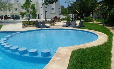 CASA EN VENTA EN PLAYA DEL CARMEN 3 HABITACIONES CON ALBERCA CERCA A PLAYA ACCESO PRIVADO PROMOCIÓN
