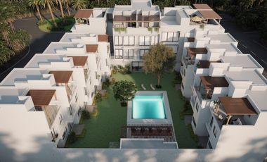 CASA EN VENTA EN NAN 3 HABITACIONES CON ÁREAS VERDES Y ALBERCA CENTRAL ROOFTOP ZONA COMERCIAL ROI