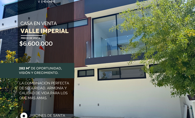 CASA NUEVA EN FRACCIONAMIENTO VALLE IMPERIAL, ZAPOPAN